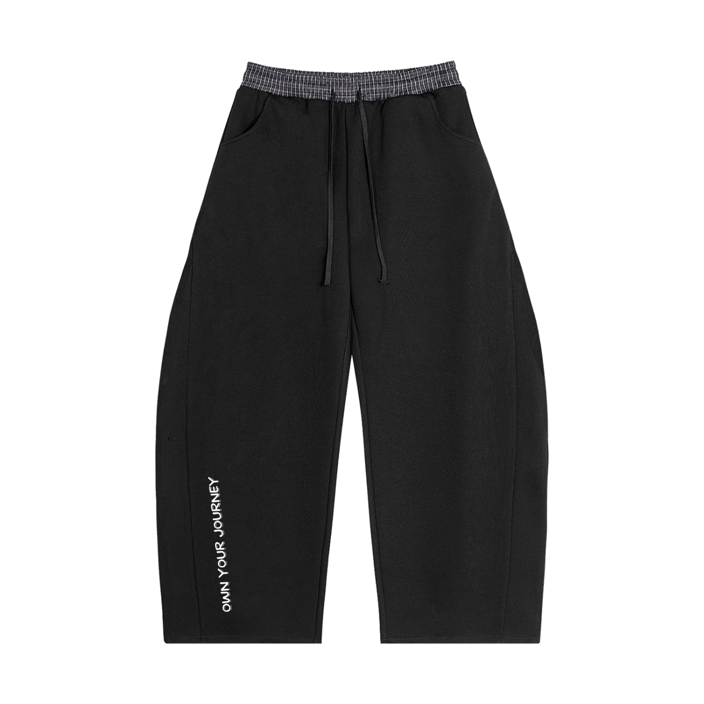 "OWN YOUR JOURNEY" WAISTBAND SWEATPANTS